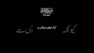 Quran Shareef shorts| translation of Quran #shortsvideo #youtubeshorts #allah