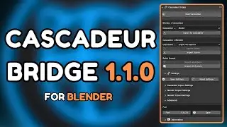 NEW: Cascadeur Bridge for Blender 1.1.0 Update