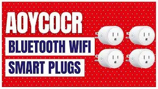 Aoycocr Bluetooth WiFi Smart Plugs