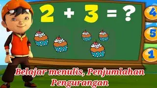 Game Belajar Menulis, Penjumlahan, Pengurangan || edukasi anak