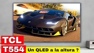 TCL T554 smart tv QLED 4K Google tv  características