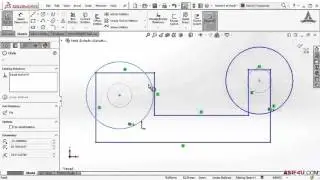 003 Add geometric relations manually in solidworks
