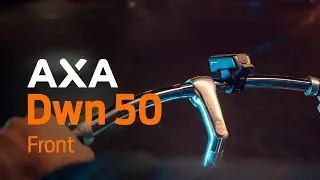 AXA Dwn 50 lux is a USB rechargeable front light