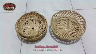 Tutorial Keranjang dari Lidi / Basket of Broom Sticks