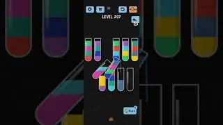 water color sort level 297 walkthrough solutions iOS