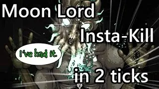 Terraria - Moon Lord Speedkill in 2 ticks (World Record)