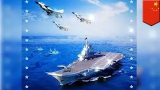 Photoshop fail: Chinese Navy uses Russian jets, U.S. ships in propaganda poster - TomoNews