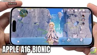 iPhone 15 test game Genshin Impact Max Setting | Highest 60 FPS