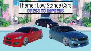 I PLAYED DRESS TO IMPRESS (STANCE CAR THEME?!)