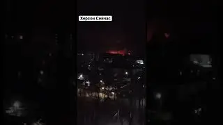 В Херсоне сейчас горит лес! Рядом есть жилые дома с людьми. Пожарных и гражданских лиц не пускают.