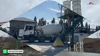 Notre équipe après-vente a visité des machines à blocs de béton et des centrales à béton en Géorgie.
