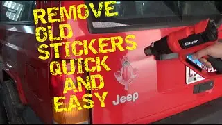 CLEAN STICKER REMOVAL: How to get old stickers/badges off without damaging paint