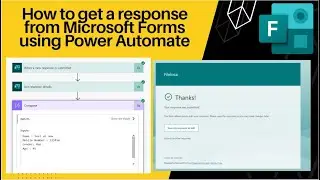 How to get a response from Microsoft Forms using Power Automate