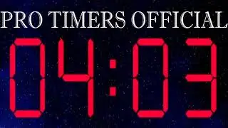 7 minute space timer