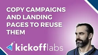 Copy Campaigns and Landing Pages to Reuse Them