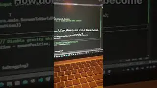 How does an idea become code? #coding #sofware #softwareengineer #programming #gamedev #shorts