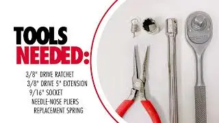 Ratchet Lock Spring Replacement on a Roll Form Frame Spring Rewind Reel