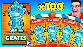 Giro x100 Ruletas Gratis en Stumble Guys! 😱 (Nueva Skin)