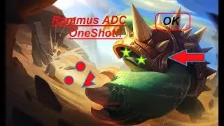 SoloCarry Rammus |-ADC-Oneshot-| FastClean Game [League of Legends/Deutsch/HD]