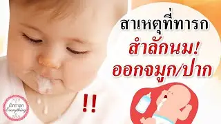 อาการทารก : สาเหตุทารกสำลักนมออกปากและจมูก! | ทารกกินนมแล้วสำลัก | เด็กทารก Everything