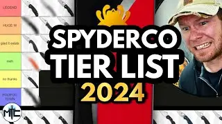 SPYDERCO KNIFE TIER LIST 2024 - Ranking The BEST And WORST Spyderco Folding Knives!
