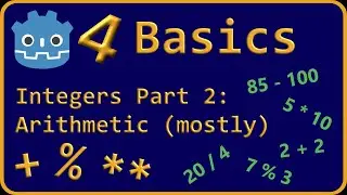 Godot 4 Basics: Integers Part 2 - A bit of maths