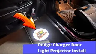 Dodge Charger LED Car Door Light Projector - EASY Install