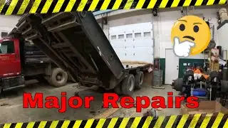 Day one of Lowboy trailer Repairs It's  worse then we thought The 