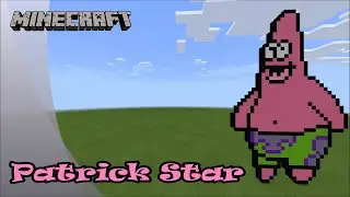Minecraft: Pixel Art Tutorial and Showcase: Patrick Star (SpongeBob SquarePants)