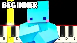 Amigos a Distancia - Minecraft - Fast and Slow (Easy) Piano Tutorial - Beginner