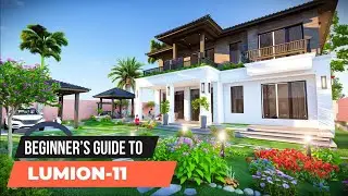 LUMION RENDER TUTORIAL: 3D EXTERIOR RENDER of a Modern House-Lumion 11 TUTORIAL-25 SERIES #1