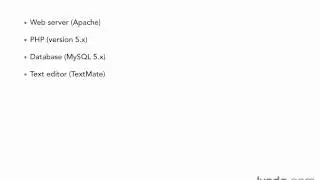 PHP with MySQL Essential Training     06  Installation overview