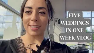 Week in my Life | Wedding Planner | 5 Weddings in a Week