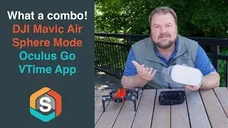 What a combo!  DJI Mavic Air Sphere Mode with the Oculus Go and VTime