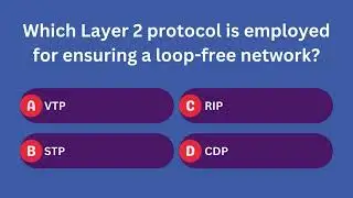 Which Layer 2 protocol is employed for ensuring a loop-free network?