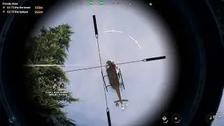 Woman smashed by chopper in accident (in FC5)