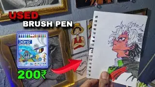 Use DOMS Brush Pens And Draw - Sanemi