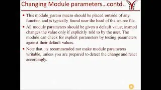 Linux Device Drivers Module Parameters and Array Module Parameters