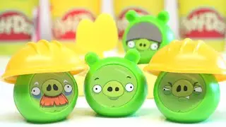 The Angry Birds Movie toys Play Doh PIG egg surprise / Play Tube TV