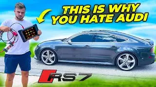 REBUILDING A WRECKED AUDI RS7 THAT I BOUGHT BY ACCIDENT! | PART 4 I HATE AUDI NOW!