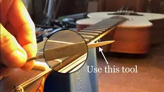 All guitar fret ends feel sharp. Do this…