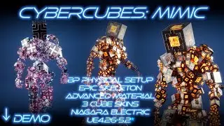 CyberCubes: Mimic UE 4.26 - 5.2 character, monster, minion, companion or just decoration