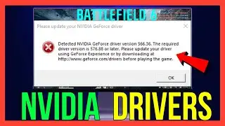 How to FIX Battlefield 6 Error Please Update Your NVIDIA GeForce Driver (EASY)