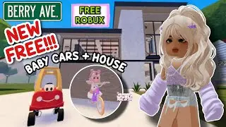 *NEW FREE* MODERN HOUSE + *NEW FREE* BABY CARS IN BERRY AVENUE ROBLOX 😯😍