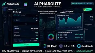 Solana Execution Intelligence Terminal Built with DFlow, Kamino & QuickNode