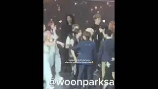 taesan x yuna x jaehyun 👀🤧 #itzy #boynextdoor #bnd #moment #reaction #aaa2023 #kpop #fypシ #cute