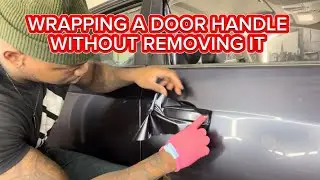 How to wrap a door handle ( while it’s on the car)