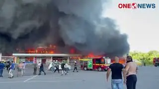 Полтавщина, Кременчук зараз горить ТЦ