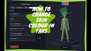 How change Skin Colour in TABS