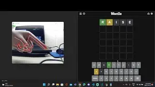 I Played Wordle Using Only A Camera